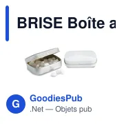 BRISE Boîte alu 30 g menthe - Miniature 4