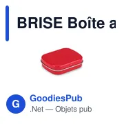 BRISE Boîte alu 30 g menthe - Miniature 7