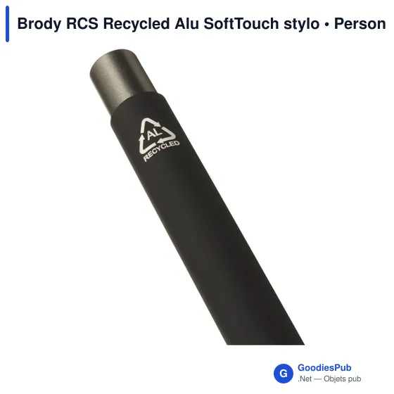 Stylo bille personnalisable en aluminium recyclé avec logo - Image 11