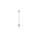 Variante blanc - Stylo bille personnalisable en aluminium recyclé avec logo