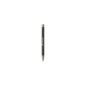 Variante noir - Stylo bille personnalisable en aluminium recyclé avec logo