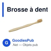 Brosse à dents en bambou Joe - Miniature 2