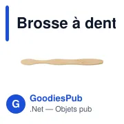 Brosse à dents en bambou Joe - Miniature 3