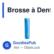 Brosse à Dents Hyron personnalisable avec logo pour entreprises - Miniature 1
