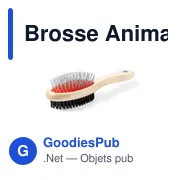 Brosse Animaux de Compagnie Brolin - Miniature 2