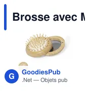 Brosse avec Miroir Bonnie - Miniature 1