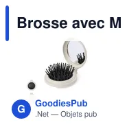 Brosse avec Miroir Flege - Miniature 1