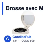 Brosse avec Miroir Flege - Miniature 3