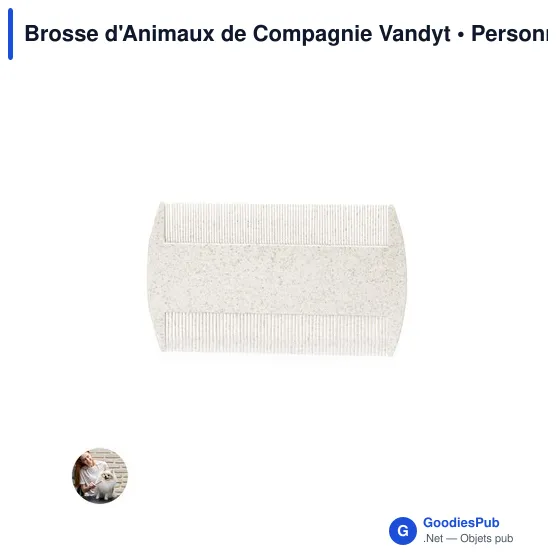 Brosse d'Animaux de Compagnie Vandyt - Image 1