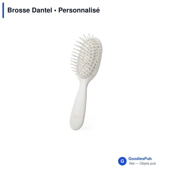 Brosse à cheveux personnalisable avec logo - Brosse Dantel - Image 2