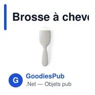 Brosse à cheveux personnalisable avec logo - Brosse Dantel - Miniature 4