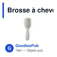 Brosse à cheveux personnalisable avec logo - Brosse Dantel - Miniature 5