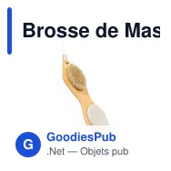 Brosse de Massage Exfoliante Cierny - Miniature 2