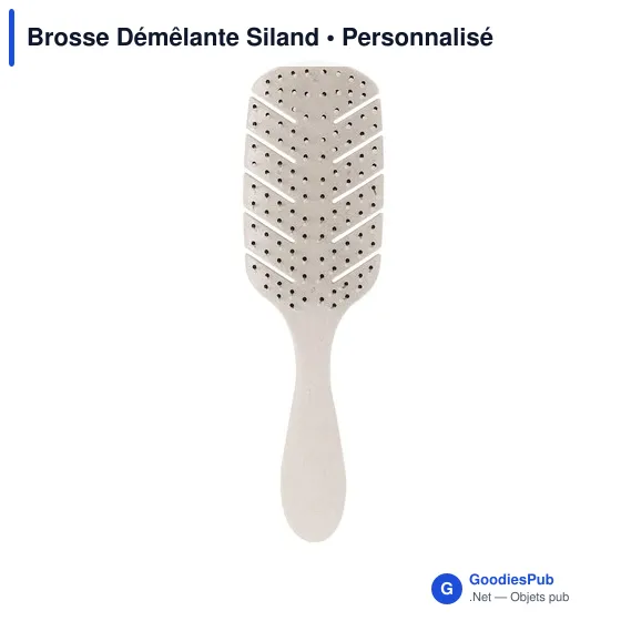 Brosse à cheveux personnalisable Siland avec logo - Image 2
