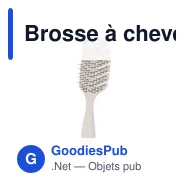 Brosse à cheveux personnalisable Siland avec logo - Miniature 3