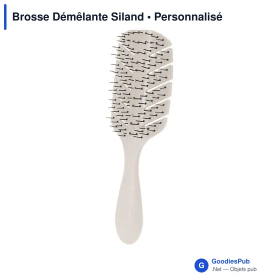 Brosse à cheveux personnalisable Siland avec logo - Image 3