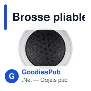 Brosse pliable en ABS Eloi - Miniature 4