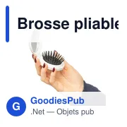 Brosse pliable en ABS Eloi - Miniature 7