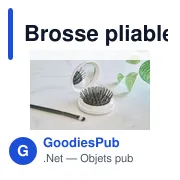 Brosse pliable en ABS Eloi - Miniature 8