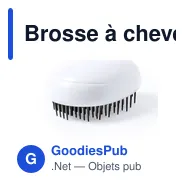 Brosse à cheveux personnalisable avec logo - Brosse Zilam - Miniature 3