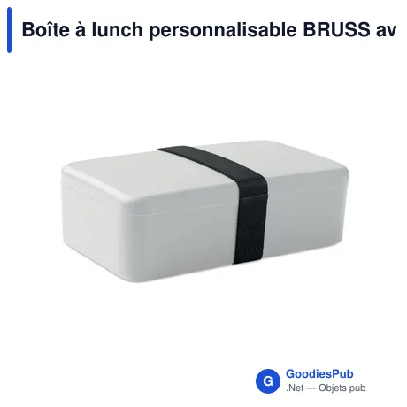 Boîte à lunch personnalisable BRUSS avec logo - 750 ml