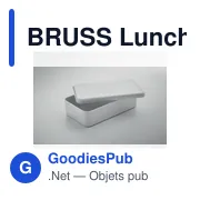 Boîte à lunch personnalisable BRUSS avec logo - 750 ml - Miniature 2