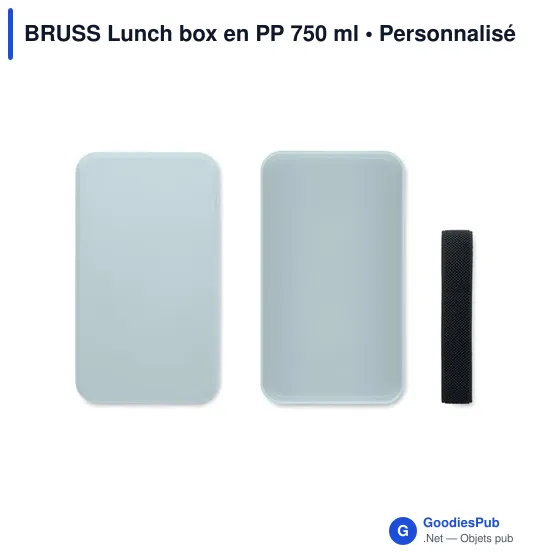 Boîte à lunch personnalisable BRUSS avec logo - 750 ml - Image 11