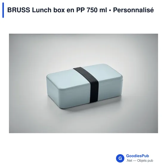 Boîte à lunch personnalisable BRUSS avec logo - 750 ml - Image 12