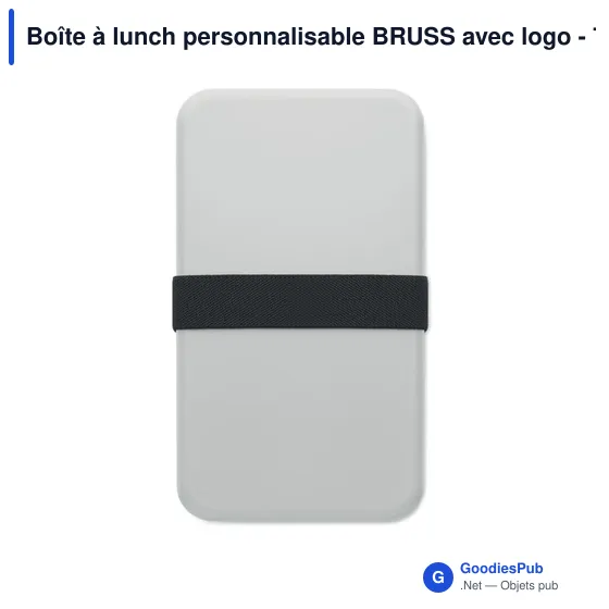 Boîte à lunch personnalisable BRUSS avec logo - 750 ml - Image 6