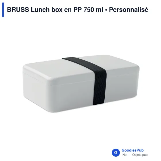 Boîte à lunch personnalisable BRUSS avec logo - 750 ml - Image 7