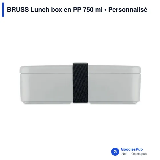 Boîte à lunch personnalisable BRUSS avec logo - 750 ml - Image 8