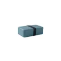 Variante bleu pétrole - Boîte à lunch personnalisable BRUSS avec logo - 750 ml