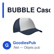 BUBBLE Casquette trucker 5 panneaux - Miniature 1