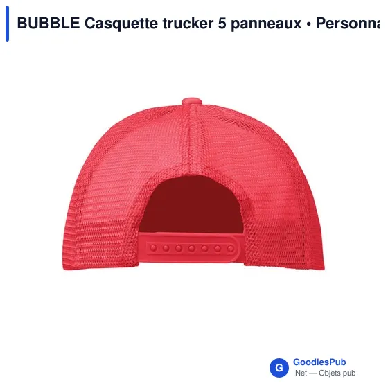 BUBBLE Casquette trucker 5 panneaux - Image 11