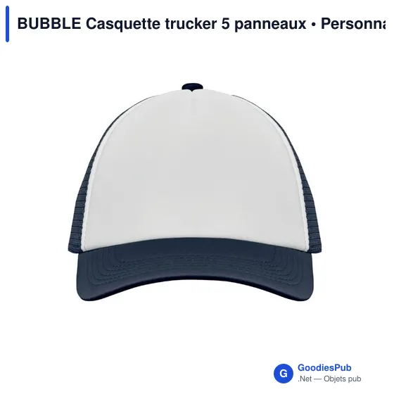 BUBBLE Casquette trucker 5 panneaux - Image 4
