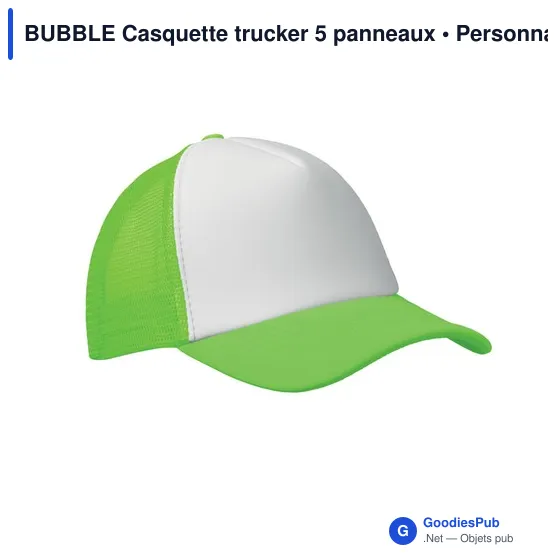 BUBBLE Casquette trucker 5 panneaux - Image 6