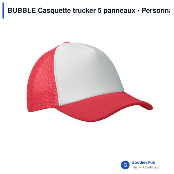 BUBBLE Casquette trucker 5 panneaux - Image 10