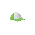 Variante vert fluo - BUBBLE Casquette trucker 5 panneaux