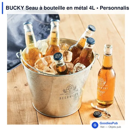 BUCKY Seau à bouteille en métal 4L - Image 3