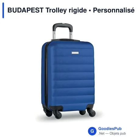 BUDAPEST Trolley rigide