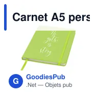 Carnet A5 personnalisable BudgetNote avec logo - Miniature 11