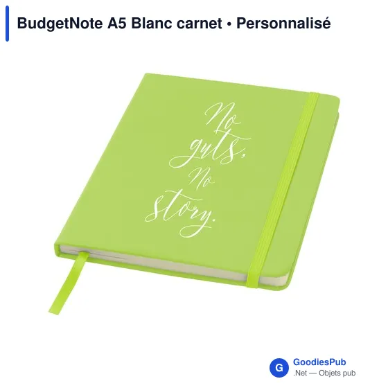 Carnet A5 personnalisable BudgetNote avec logo - Image 11