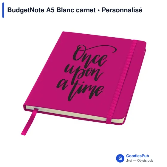 Carnet A5 personnalisable BudgetNote avec logo - Image 5