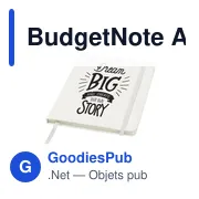 Carnet A5 personnalisable BudgetNote avec logo - Miniature 8