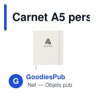Carnet A5 personnalisable BudgetNote avec logo - Miniature 9