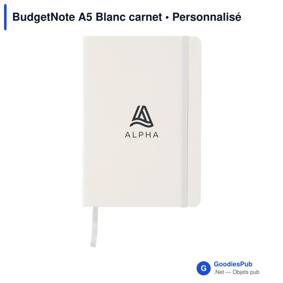 Carnet A5 personnalisable BudgetNote avec logo - Image 9