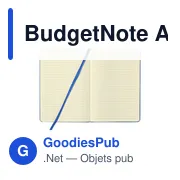 Bloc-notes A5 personnalisable BudgetNote avec logo - Miniature 1