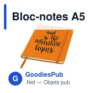 Bloc-notes A5 personnalisable BudgetNote avec logo - Miniature 11