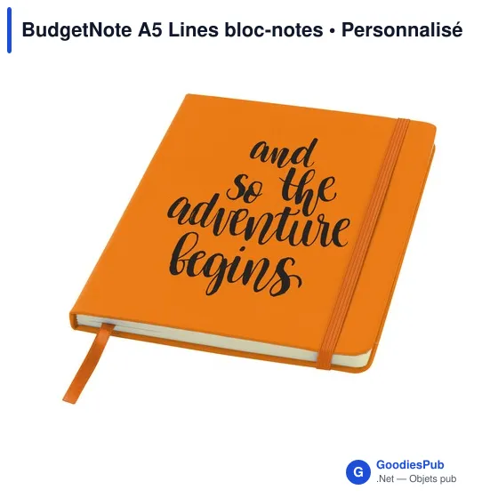 Bloc-notes A5 personnalisable BudgetNote avec logo - Image 11
