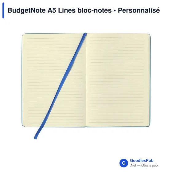 Bloc-notes A5 personnalisable BudgetNote avec logo - Image 7